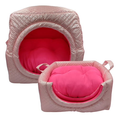 Cama Iglu E Toca Para Cachorro E Gato Luxo Tamanho G 50x50