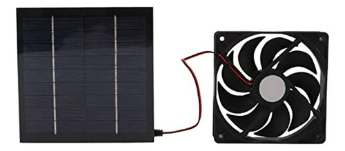 Kit De Ventilador Con Panel Solar Akozon 100w