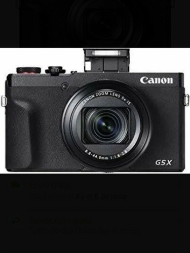 Cámara Canon G5x Mark 2 Video 4 K .  Menos De 3000 Disparos