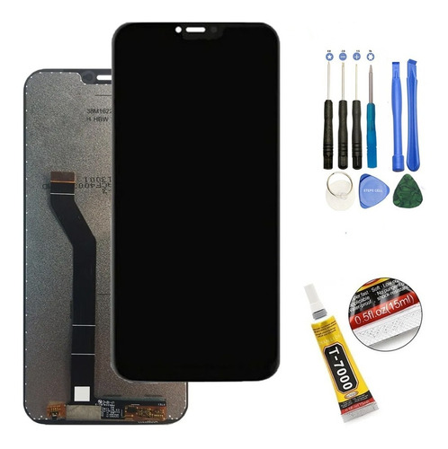 Tela Display Moto G7 Power Xt1955-1 Frontal + Kit Reparo