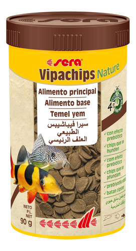 Sera Vipachips Nature 90gr Comida Fondo Peces Plecos Botias