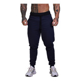 Calça Moletom Masculina Academia Passeio Swag Jogger Slimfit