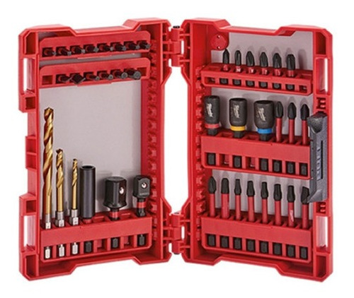 Set Kit Juego De Puntas Mechas Milwaukee 40 Pzas 48-32-4006