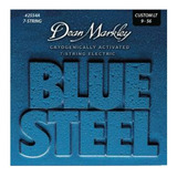 Encordado Guitarra Electrica Blue Steel 09-56 7 Cuerdas