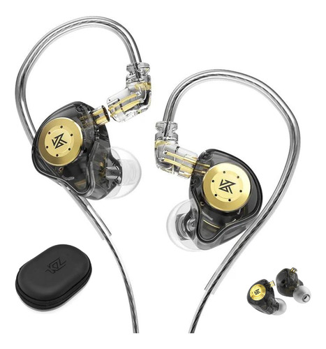 Fone Retorno Kz Edx Pró Musicos Dj In-ear Banda Sem Mic + Nf