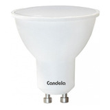 Candela Dicroica Pack X 5 Lampara Led 3000 K Aluminio Pvc Luz Fria 5w 170v/250v