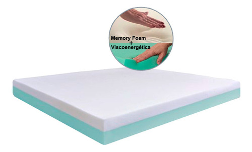 Sobrecolchon Topper Dual Memoryfoam Viscoenergética 160x190