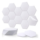 48 Piezas Paneles Acústicos Hexagonales Paneles De Abs...