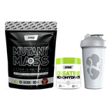 Mutant Mass 1,5 Kg + Creatina 300g + Vaso Star Nutrition Sabor Chocolate