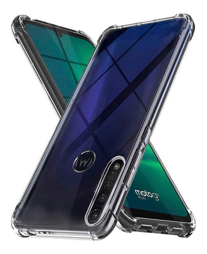 Funda Transparente + Templado Para Moto G8 Play Y One Macro