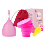 Copa Menstrual Silicon Médico Certificada Fda Vaso +bolsita