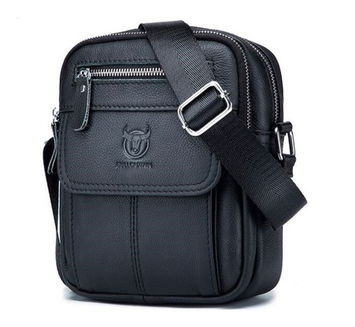 Bolso/bandolera Hombre Cuero Genuino Bull Captain Mod. Deev