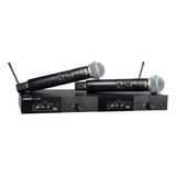 Sistema Inalámbrico Dual Shure Slxd24dbr/b58-l55 Mic Mano