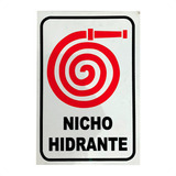 Cartel Informacion Nichos Hidrantes 22x28 Alto Impacto