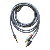 Cable Auxiliar Audio Rca A Trs 3.5mm 2 Metros