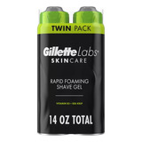 Espuma Para Afeitar Gillette Labs Skin Care, Twin Pack