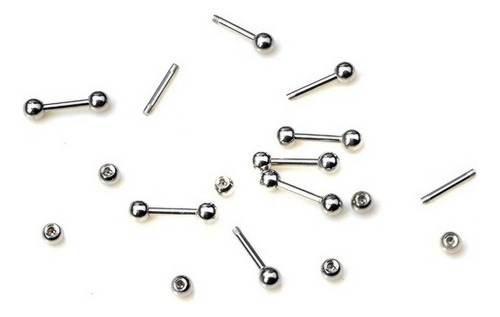 Piercing Para Tragus E Cartilagem Em Aço Inoxidável 