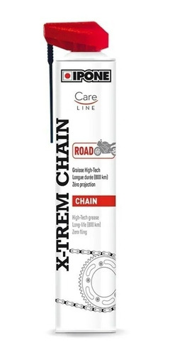 Aceite Cadena Moto Aerosol Ipone X-trem Chain Road 750ml