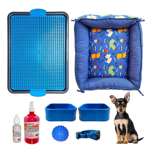 Kit Pet Caminha Cama Confort Sanitário Xixi Sim/não Pq Porte