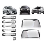 Kit Cubre Manijas Y Cachas Espejo Cromadas Ecosport 2003 12