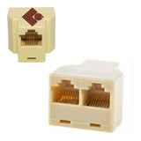 Cople Divisor En  Y  Rj-45 Cat 5e 1 A 2  Beige 10 Pz