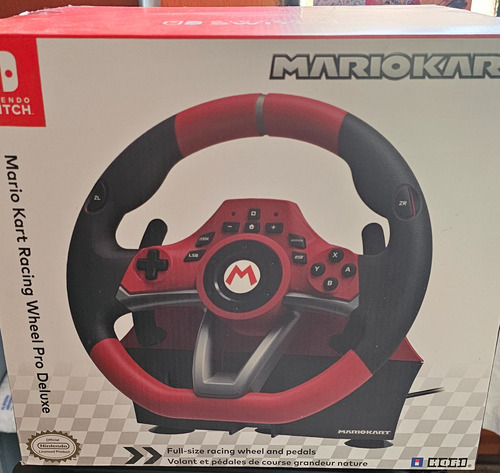 Volante Mario Kart Pro Deluxe. Nuevo