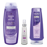 Kit Shampoo + Mascara + Suero Bottox Keratin Lifting Kleno