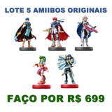 Lote 5 Amiibo Original Fire Emblem Nintendo Faço Por 699