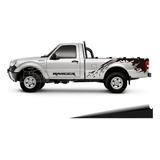 Calco Ford Ranger Cabina Simple 2001 - 2011 Raptor Laterales