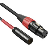 Cable De Audio Xlr Hembra A Mini Xlr Macho | 4k, 1 Mt