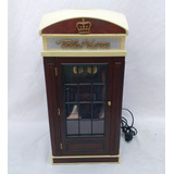 Miniatura Cabine Telefônica Telephone Booth Kiosk Radio 