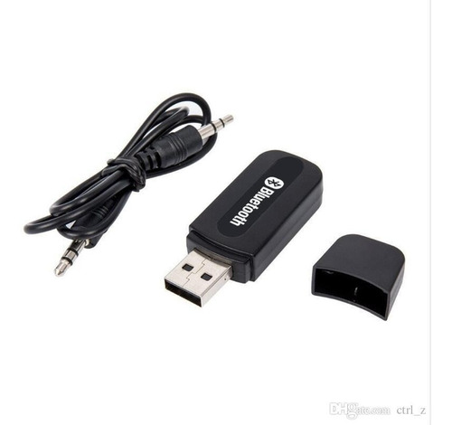 Receptor Bluetooth Auto Stereo Equipo De Música Usb Miniplug