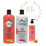 Kit Shamp+ Cond+ Leave In Top 10 Benefícios G Hair Original