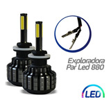 Un Bombillo Led H27 Luces Carro 4 Caras 20000 Lumens