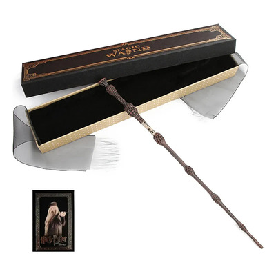 TS Varita de Harry Potter para Coleccionar con Caja y Tarjeta de Personaje Dumbledore | MercadoLibre