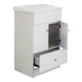 Mueble Vanitorio Termolaminado Blanco F 50x40x80cm