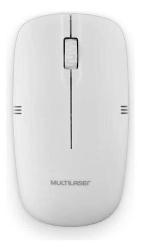 Mouse S/ Fio Multilaser Mo286 Branco Sensor De Alta Precisão