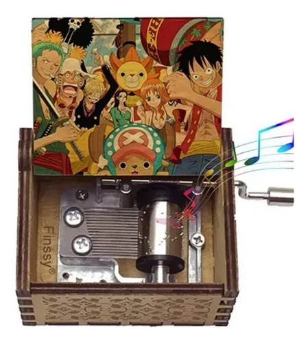 One Piece - Music Box Caja Musical Akatsuki Anime Cajita 03