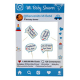 Marco Selfie Baby Shower Niño Instagram