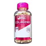 Colageno Hidrolizado 250 Cap, Artrosis Arrugas, Para 4 Meses