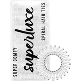 Superluxe 8pcs Clear Spiral Hair Ties - Painlessly Keep Your