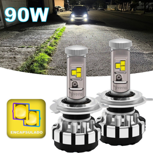 V8 Kt 90w Led Premium Xenon Hid H7 Baja Porsche Cayman 2008