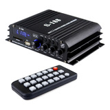 S-188 Mini Amplificador De Potencia De Audio 2.1 Canales Dig