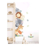 Figuras Decoración Pared Cuarto Bebe Niños Animales Selva