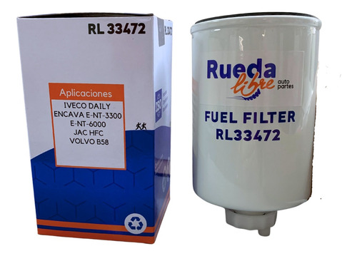 Rl33472 Filtro De Combustible Maq Case Cam Hitachi Mf3522 Foto 3