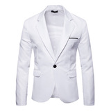 Blazer De Hombre Con Solapa, Chamarra De Esmoquin