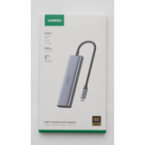 Adaptador Hub Usb Tipo C Pd 100w Hdmi 4k Thunderbolt 6 Em 1