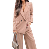 Conjunto Traje Para Mujer Formal Informal Blazer Y Pantalón