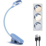 Luz De Lectura Led Con Atenuacion De Brillo Recargable Usb B