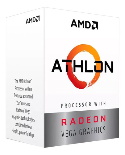 Procesador Amd Athlon 3000g With Radeon Vega 3 Graphics  